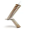 SmartArt Single Stringer Wooden Stair