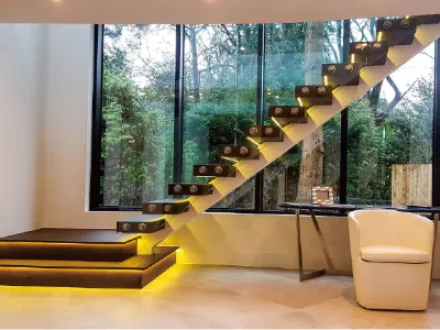 Why choose single-stringer stairs?