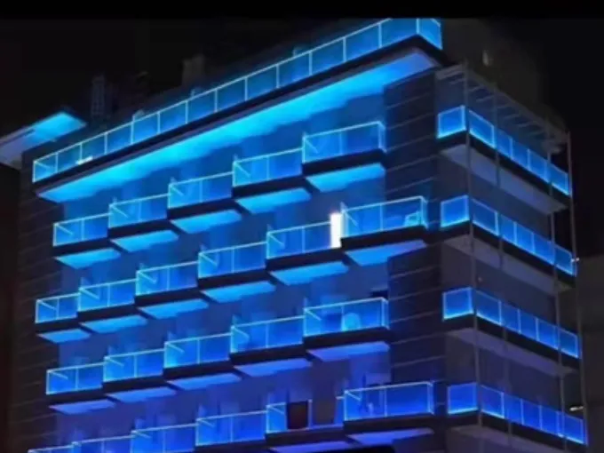 LED Glass Railing for Hotel