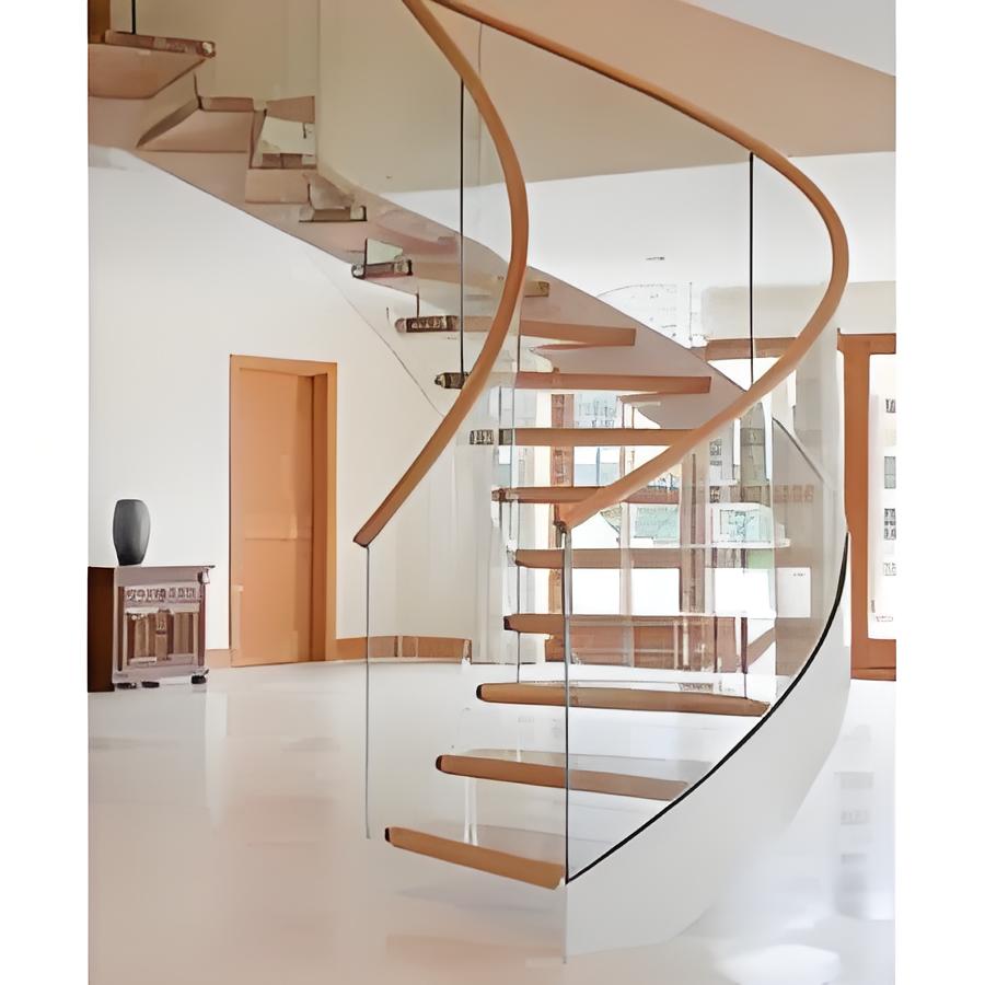 Should I clean the glass stair railings differently in high-traffic areas？