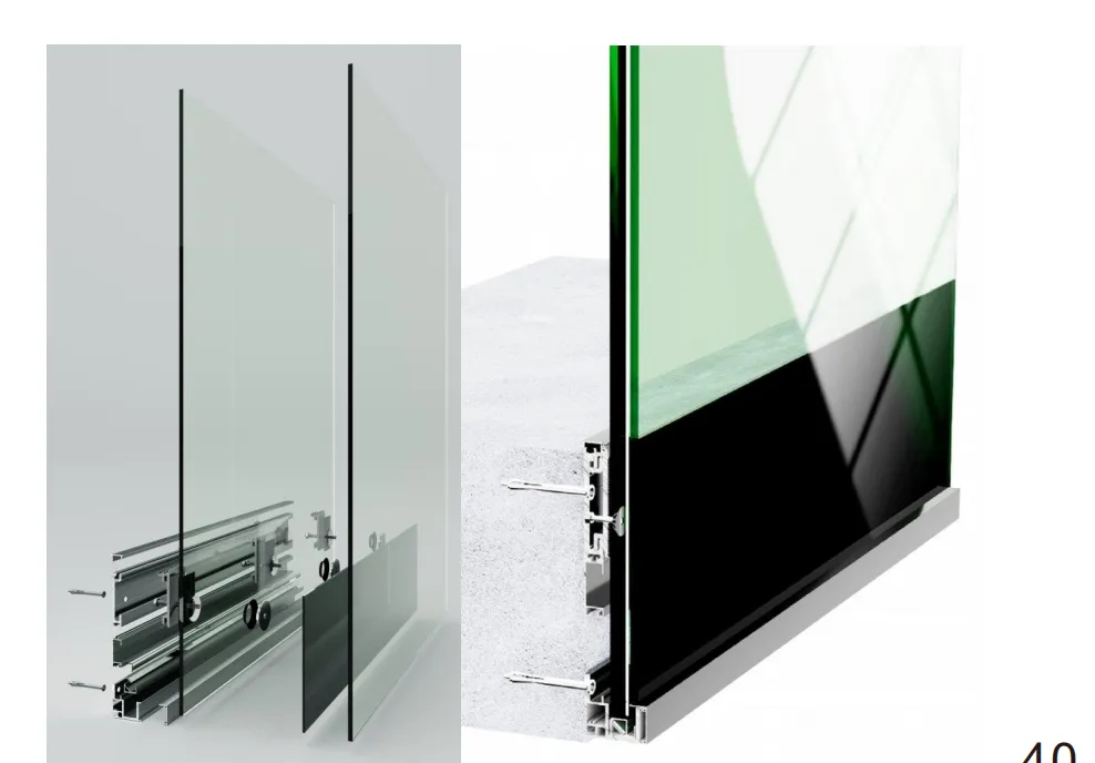 Advantages SmartArt invisible glass railing