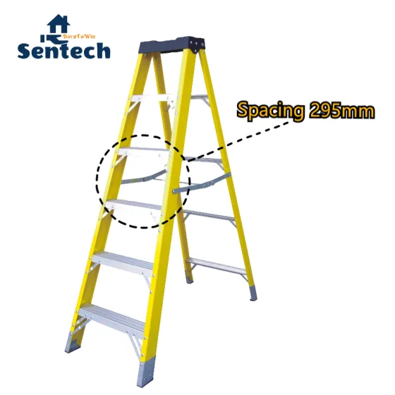 EN131 Professional fiberglass stepladder