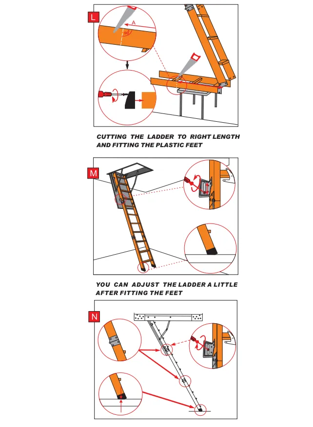Wooden Attic Ladder