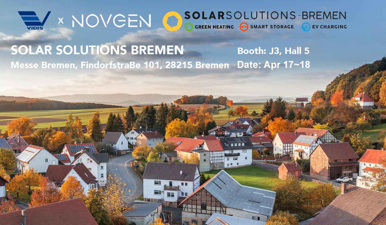 Novgen‘s New Balcony ESS Will Be Shown on Solar Solution Bremen !