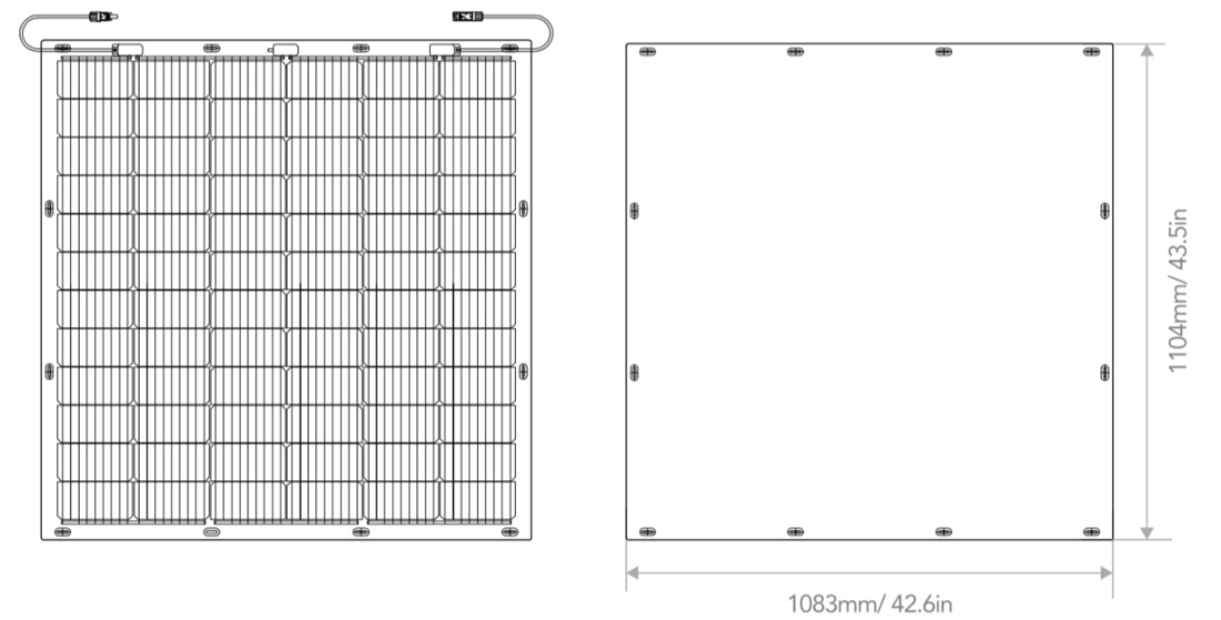 ULTRA LIGHT 210W SunWave Solar Panel