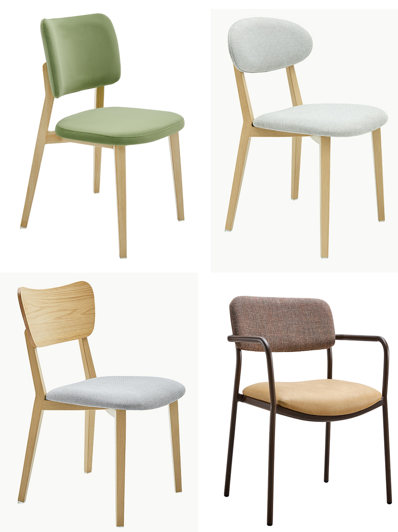 What it looks like In hotel & cafe with metal wood chair?