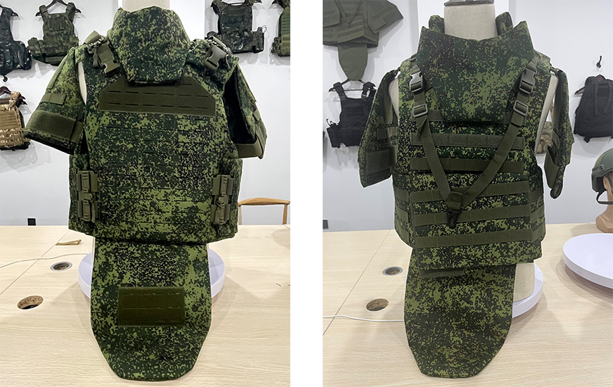 Green Python Camouflage Full Bulletproof Vest