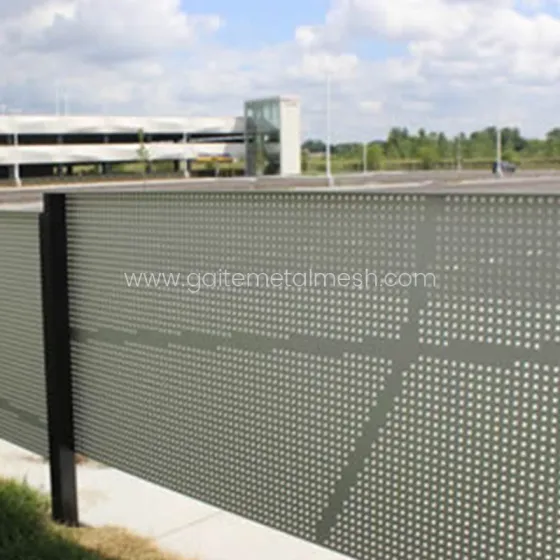 Perforated Sheet Gate