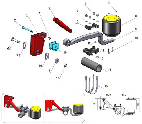 Air suspension BP10ZBKS01-00