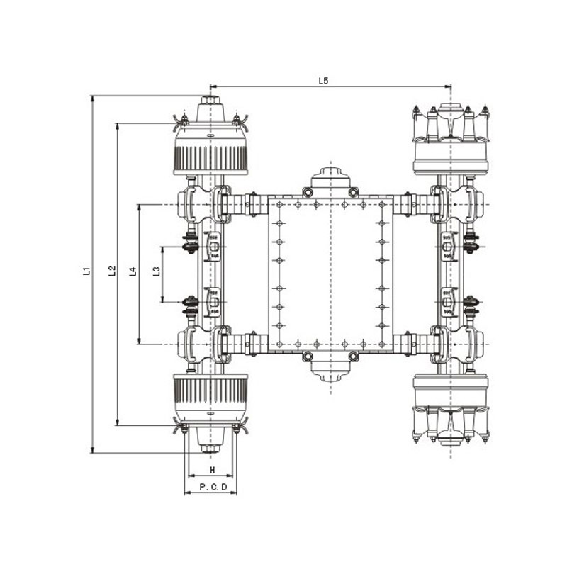 Mechanical Suspension Bogie