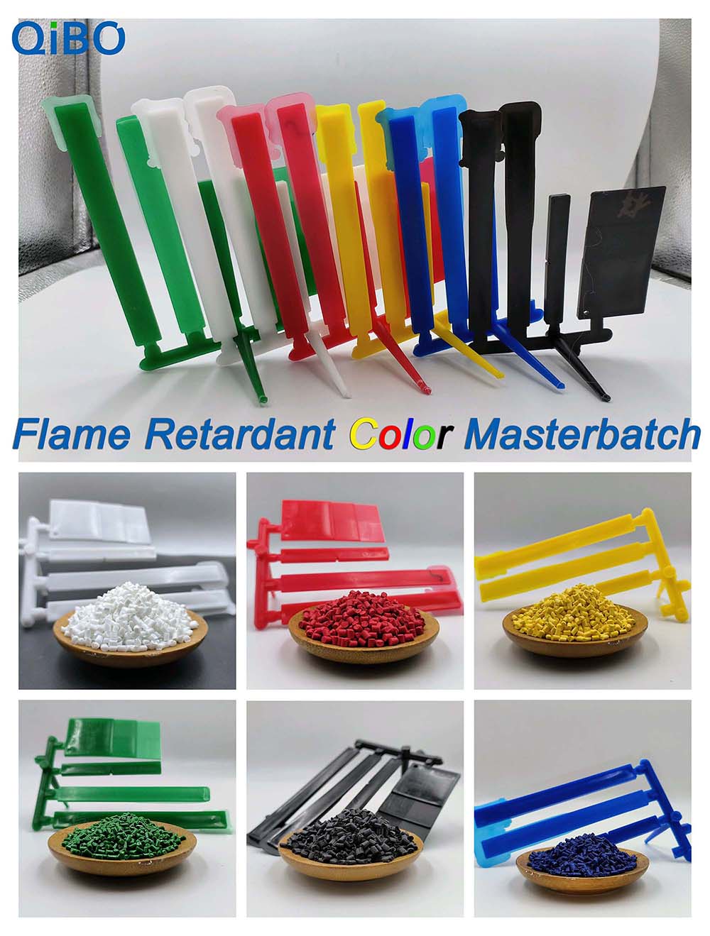 Qibo New Product - Colored Flame Retardant Masterbatch