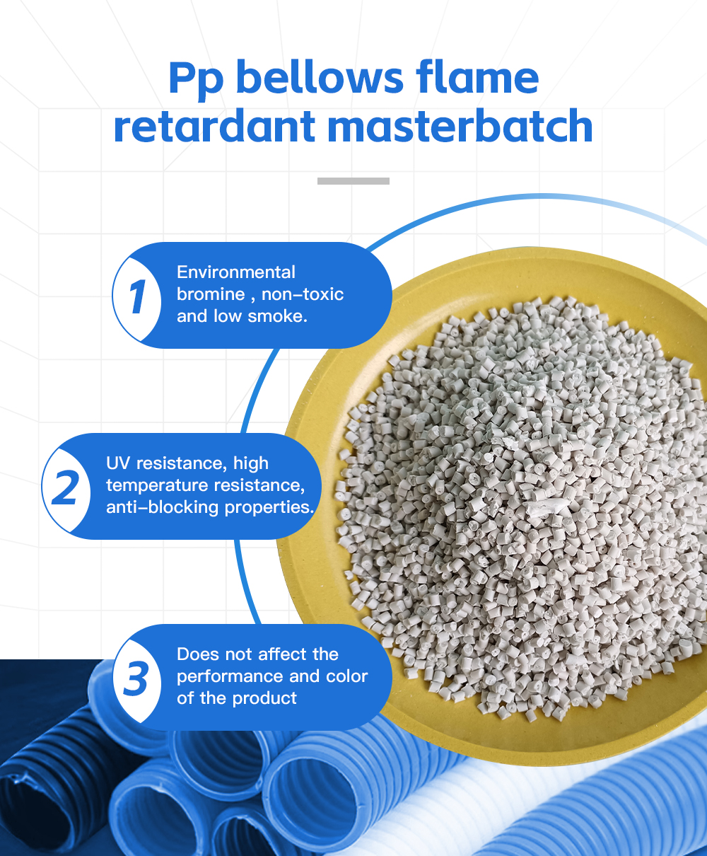 QIBO Hydrolysis Resistant Anti-drip Halogen Free Flame Retardant Masterbatch for Injection Molding Extrusion and PP Sheets