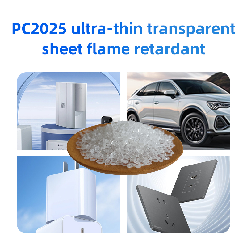 Transparent high light dispersion flame retardant master batch for PC sheets and lithium battery housings