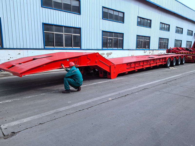 4 line 8 axis Hydraulic Modular Trailer