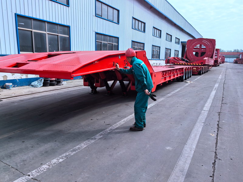 4 line 8 axis Hydraulic Modular Trailer