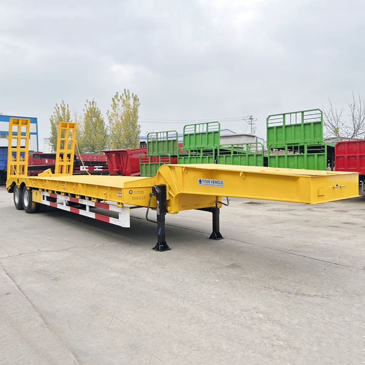 2-Axle Low Bed Trailer