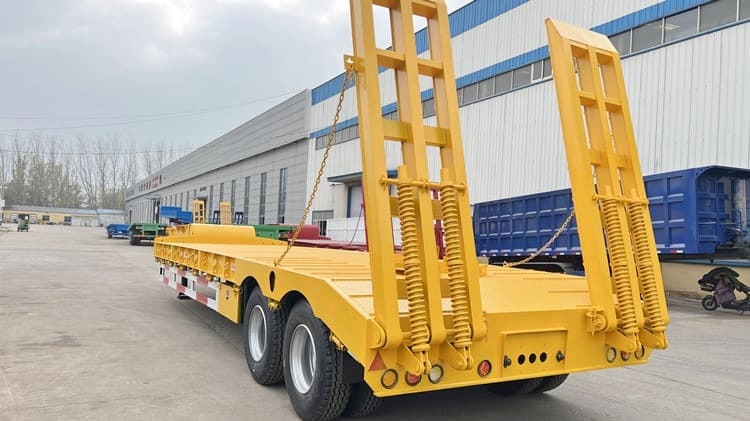 2-axle low bed trailer