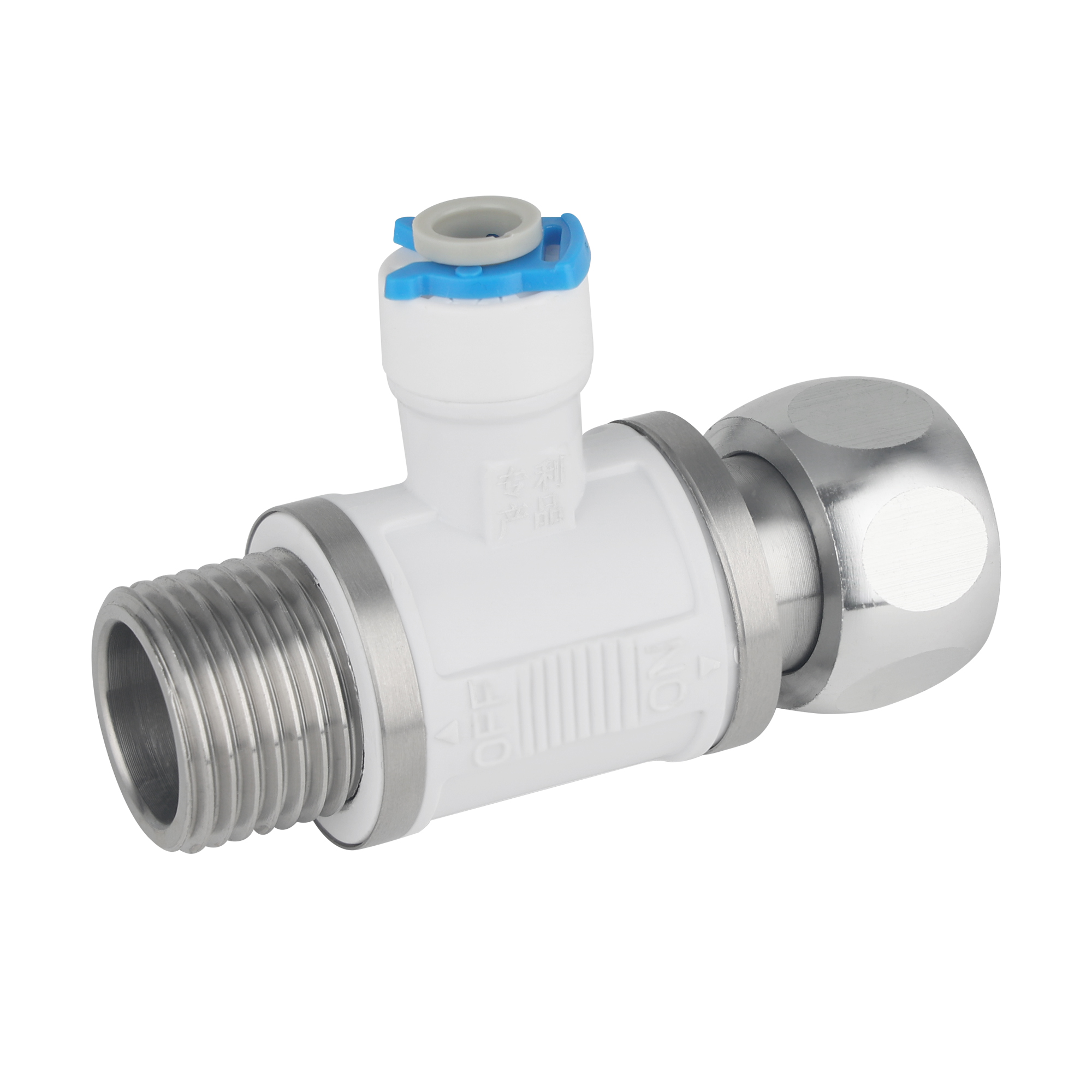 Flexible 304SS three-way valve