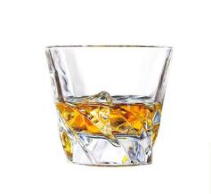 Lead Free Irregular Cocktail Whiskey Glass Cup for Party