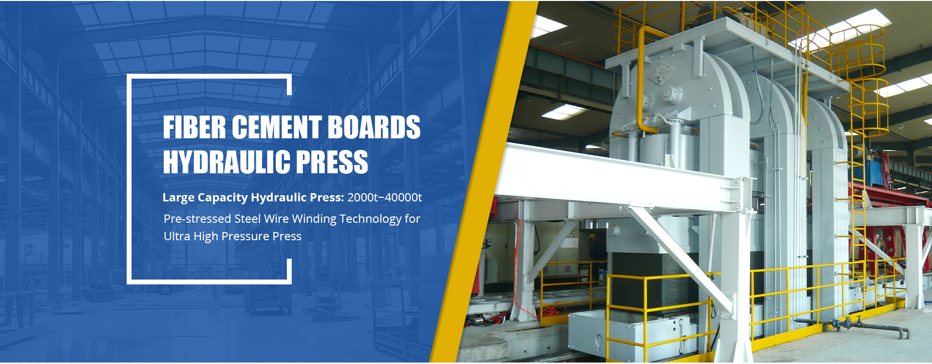Fiber Cement Boards Forming Press