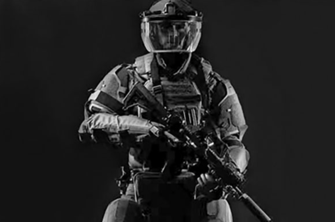 Germany's new exoskeleton armor-lightening and bulletproof are both suitable.