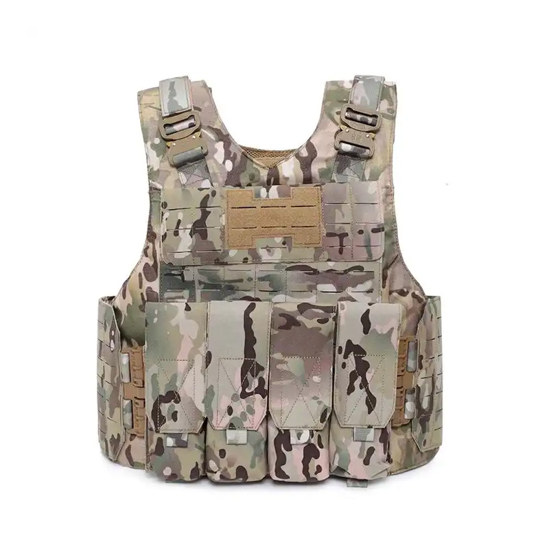 Tactical Vest for Men Nylon Laser-Cutting Modular Vest Multicam Lightweight Vest