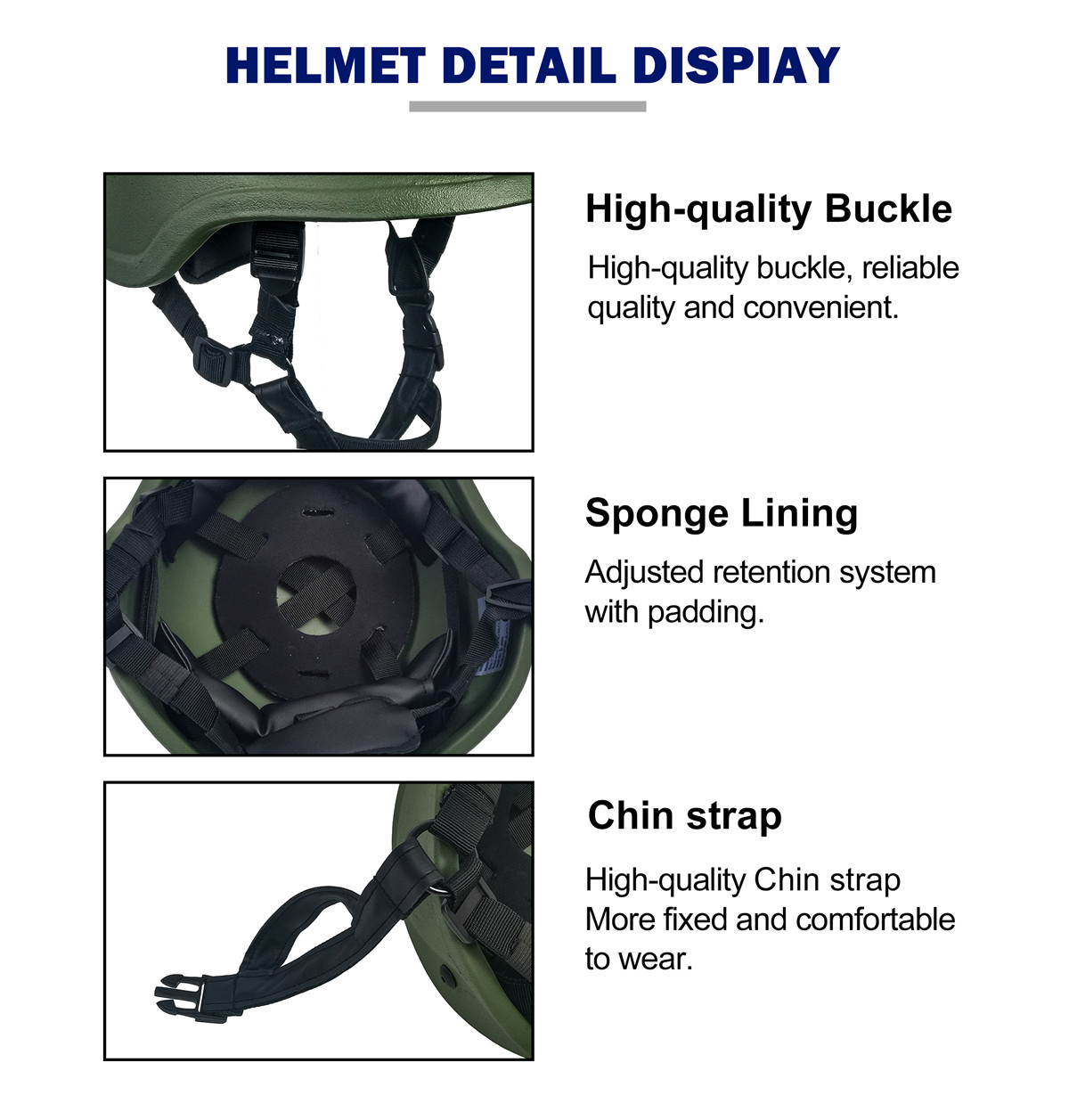 PASGT Style Helmet Bulletproof for Military Equivalent Upgraded Version