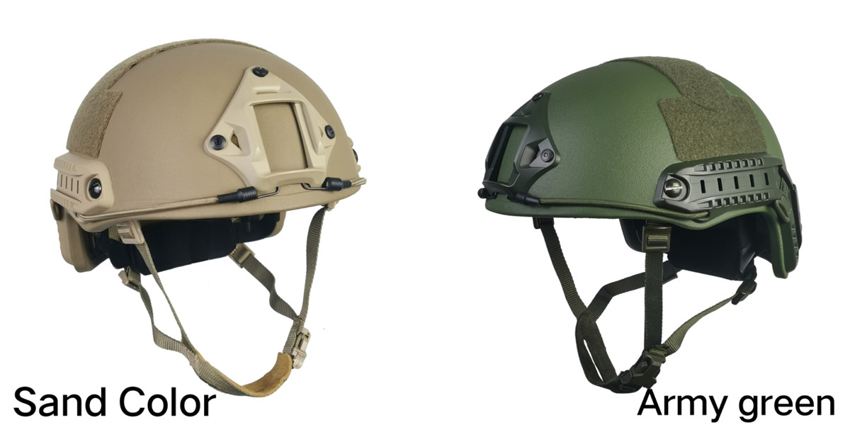 FAST Helmet NJ Level llA Bulletproof with High Cut Semi or Cut Style