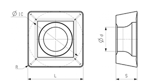 Semt/Seet Carbide Square Inserts, Face Milling Inserts