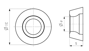 High Precision Circular Inserts RPMT /RPMW/RCKT/RDKW Milling Inserts