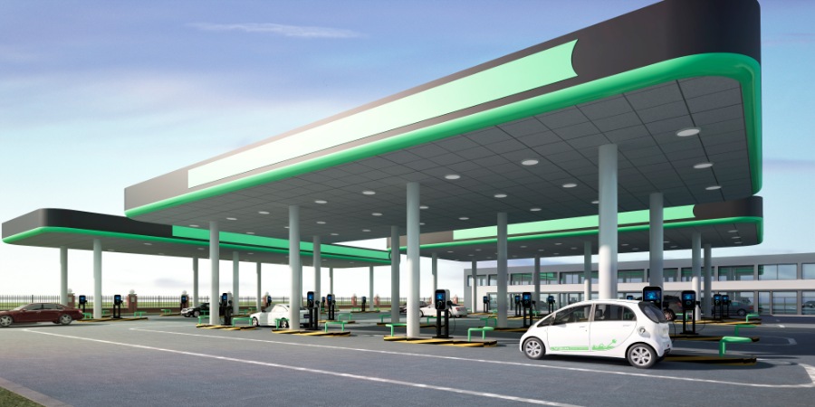 The benefits of EV charging station installation for business
