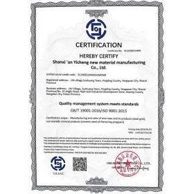 Quality management system Certificate