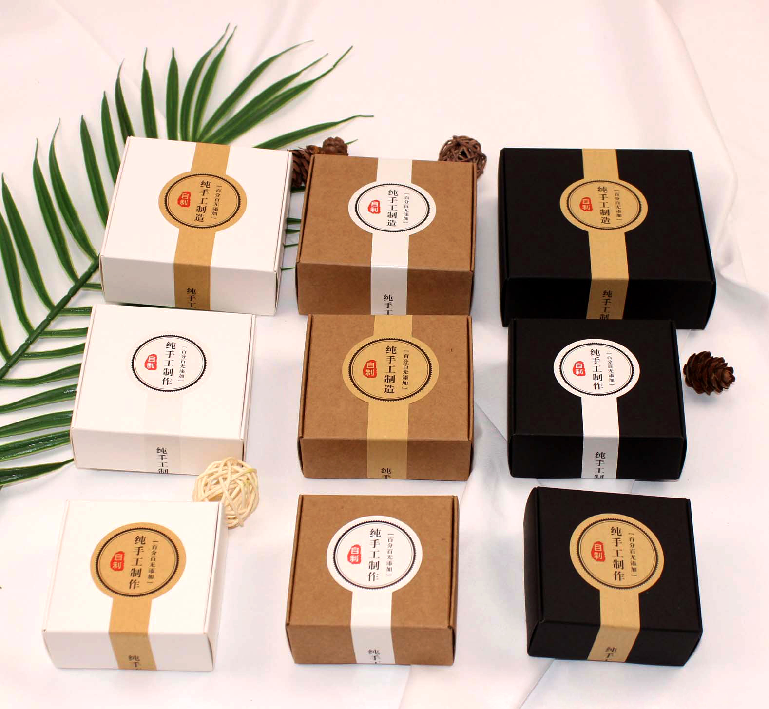 Customized With Logo Soap Packaging Boxes