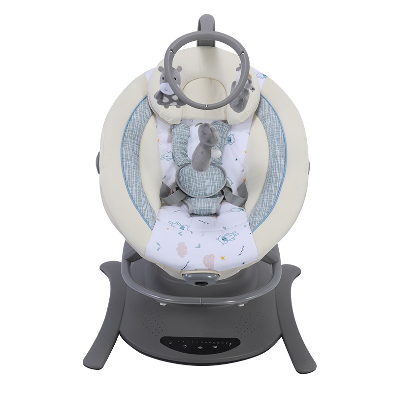 Kid Rocker Machine 6 in 1 Patented 360°Rotation & Easy Assemble Infant Rocker Music Device ...