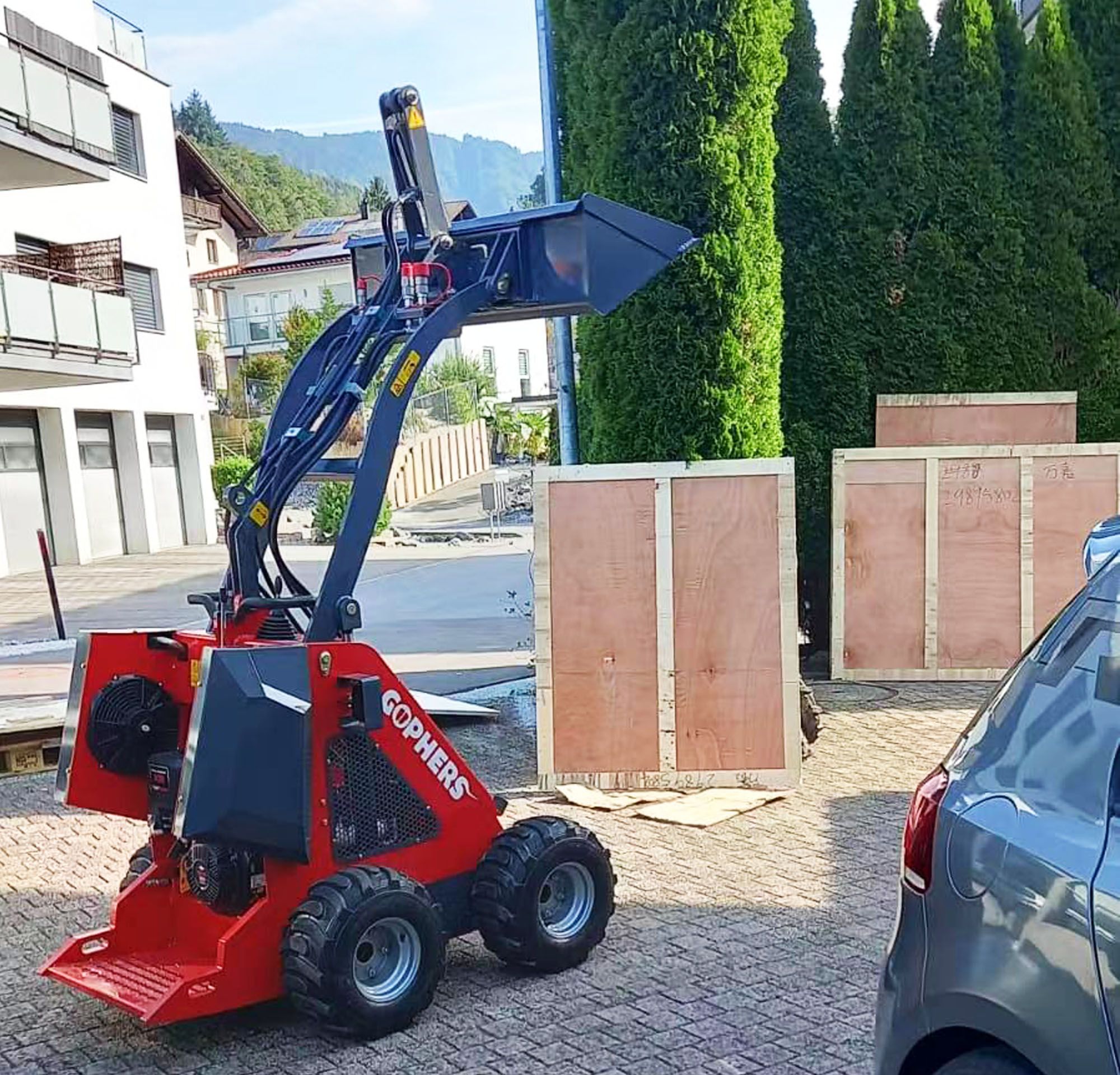 GOPHERS V1000 Crawler Skid Steer Loader