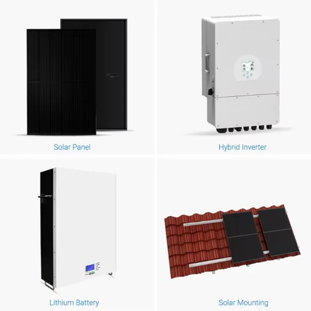 Home Hybrid Solar Power System 10,20,30,40, 50KW | Gecona Solar