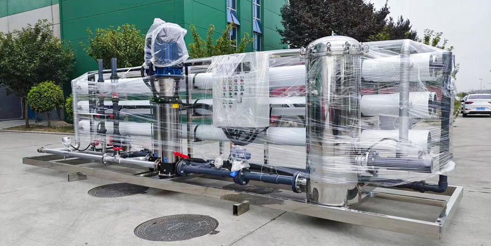 Water treatment equipment using reverse osmosis purification is more ideal