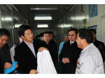 Ordfører i Liaoyuan, Jin Yuhui, gjennomførte en inspeksjon og ga veiledning til Jilin Sinopoly New Energy Technology Co., Ltd.