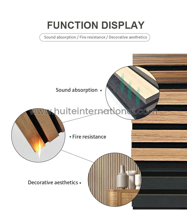 MDF and Polyester acoustic panel