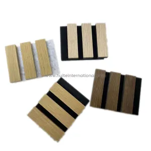 Decorative aesthestics MDF and polyester acoustic panels