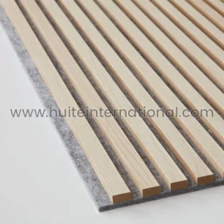 wooden slat wall panels with polyester