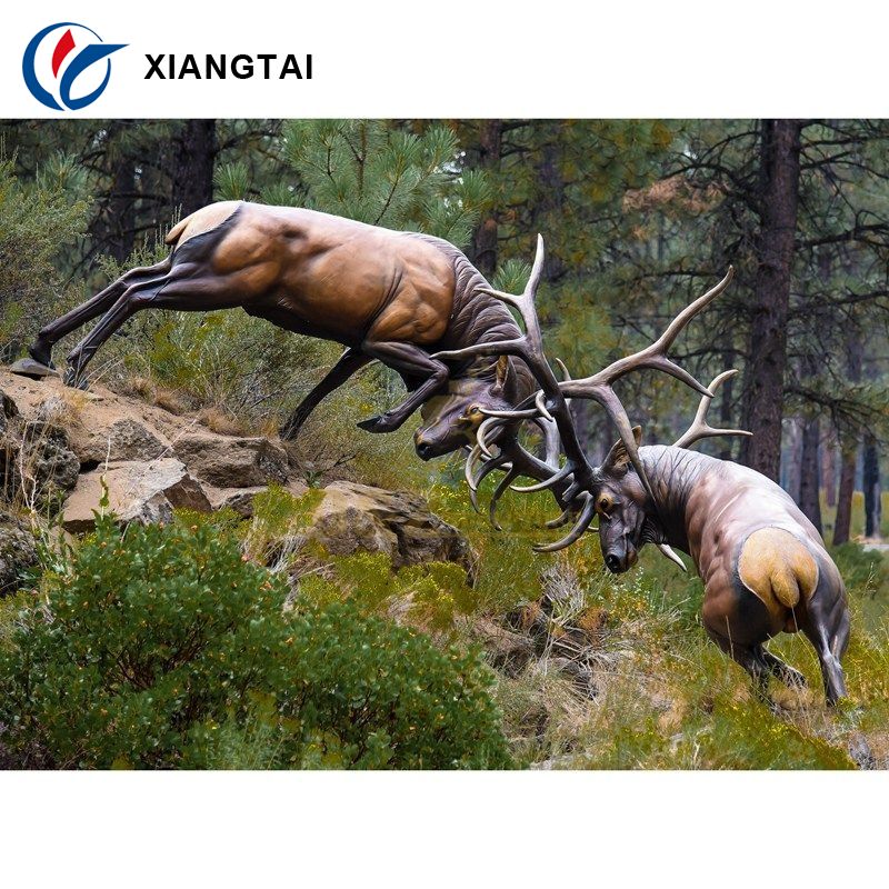 1036 鹿 シカ ブロンズ 像 金属製 c11d98269e7d36686f7c53955ca0c1