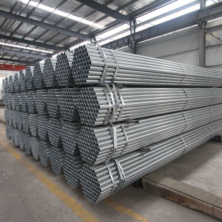 A galvanized steel pipe is a steel tube coated with a protective layer