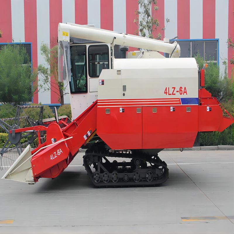 Crawler combine harvester 4LZ-6A