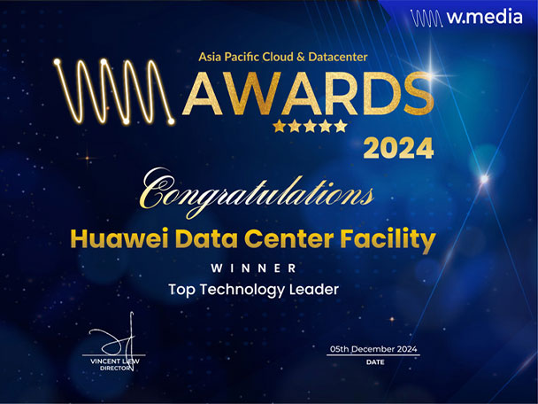 Huawei Data Center Energy Wins “W.Media 2025 Technology Leader Award” to Strengthen Asia-Pacific Data Center Leadership