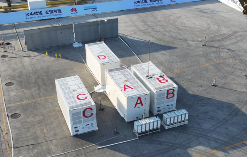 Trials by Fire, Unfazed by Challenges | Huawei Successfully Completes Extreme Combustion Test for Intelligent String-based Grid-type Energy Storage