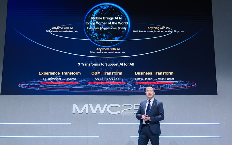 Huawei Releases AI-Centric 5.5G Series Solutions to Light Up the Mobile AI Era