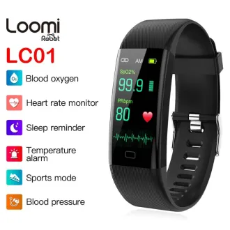 LC01，Smart wristband,IP67,0.96 inch Display,body temperature, heart rate blood oxygen