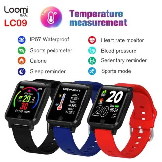 LC09，Smart wristband,IP67,1.3  inch Display,Temperature,sleep monitoring