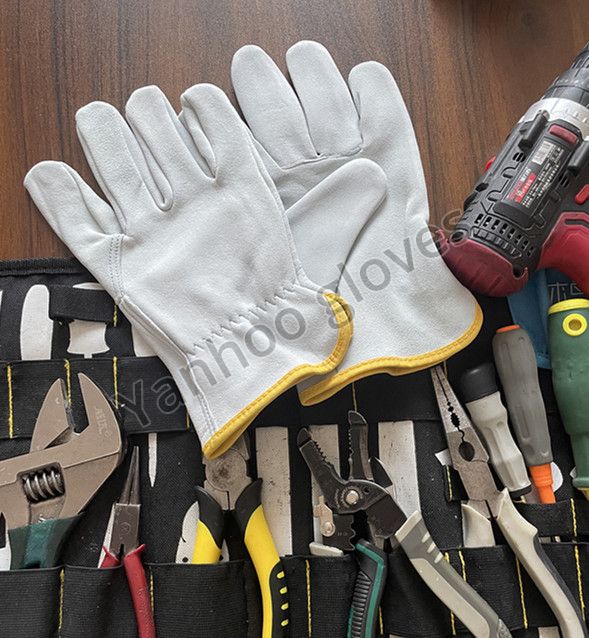 Goatskin Split Leather Work Gloves